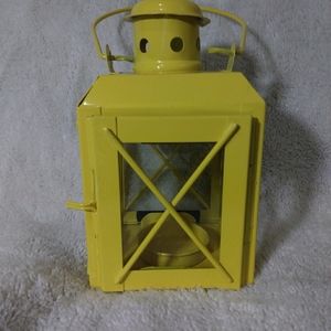 Yellow Railway Candle Lamp